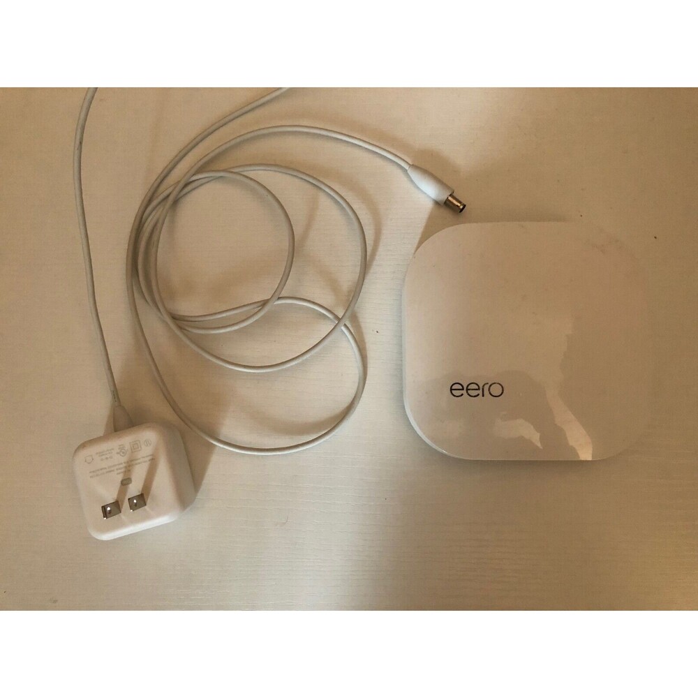 Eero Model A010001 with Power Cord White